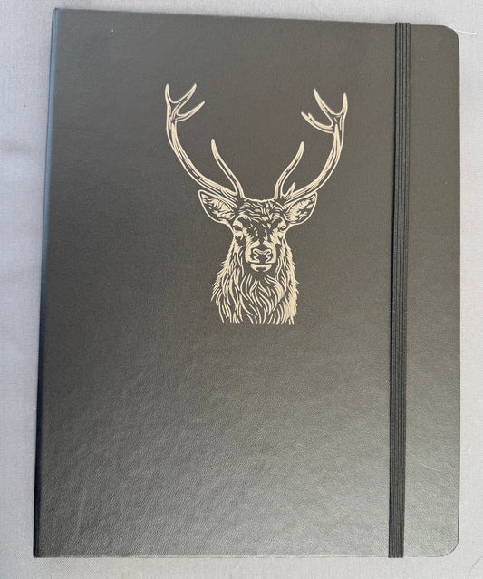 Laser Etched Sketchbook – Highland Stag